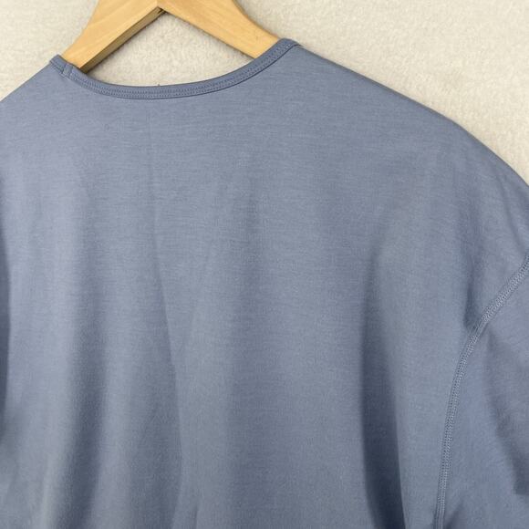 BYLT Shirt Mens XL Drop Cut Signature Premium Basics Short Sleeve S/S Atlantic - Picture 11 of 14